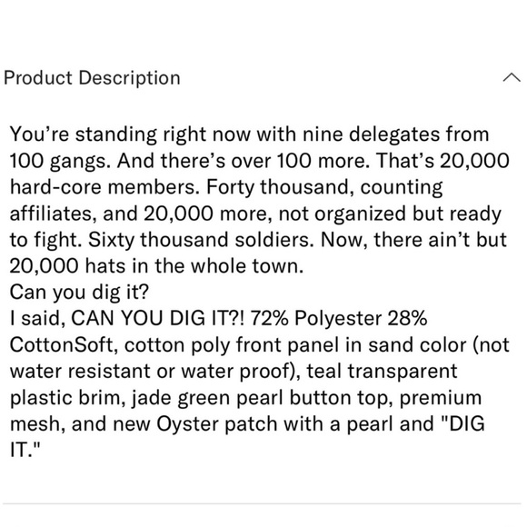 Limited Edition Goorin Brothers “Dig It” Oyster Trucker Hat - Picture 8 of 8